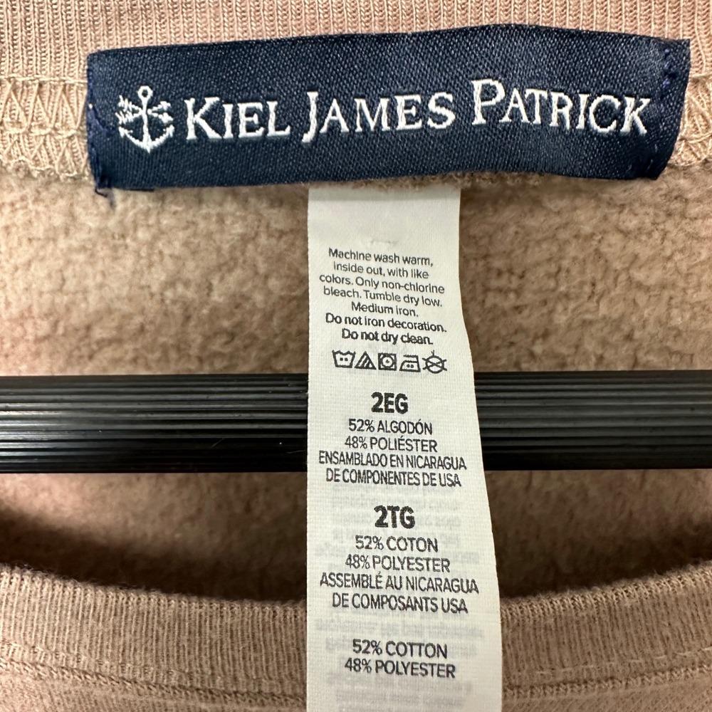 Kiel James Patrick Sweatshirt Mens 2XL Tan Family Vacation Graphic Pullover‎ - Picture 4 of 6